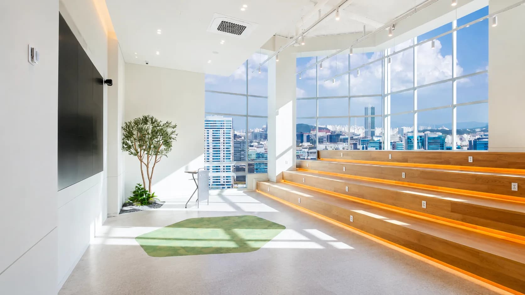 A seminar room for presentations and events