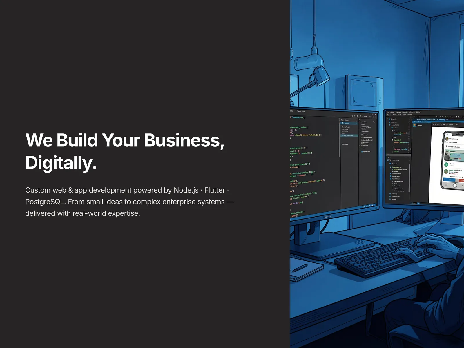 Custom web, app and business systems — 1