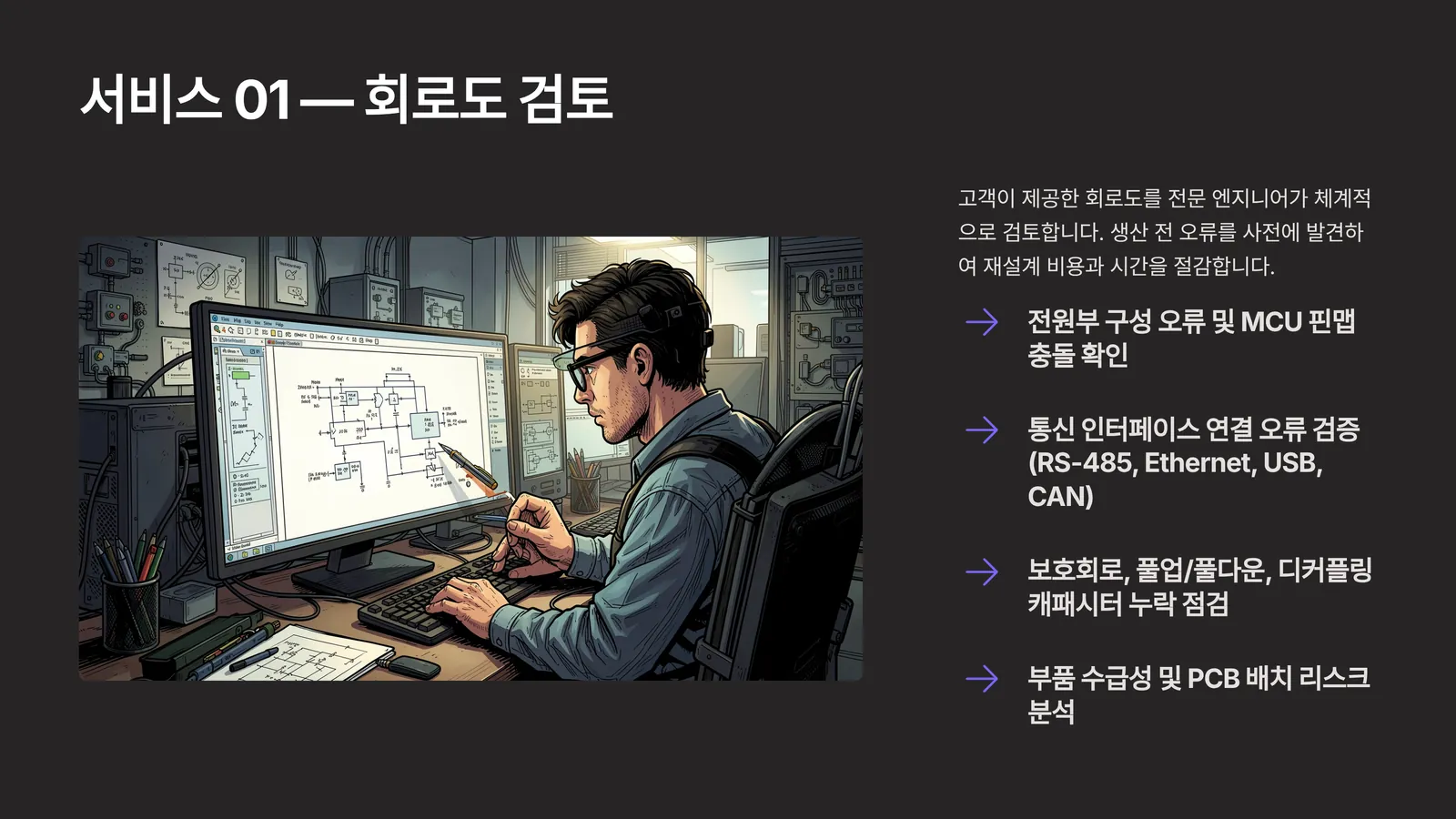 AI 기반 회로도 검토 및 PCB Artwork 보조 서비스 — 3